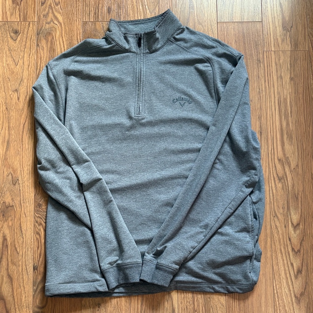 Callaway Gray Men's 1/4 Zip Pullover